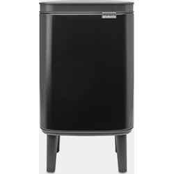 Bo Hi afvalemmer, 4L, kunststof binnenemmer - Matt Black