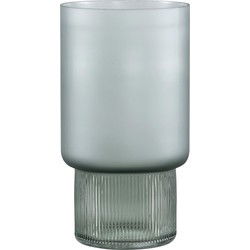 PTMD Kandis Ronde Vaas - H25,5 x Ø14 cm - Glas - Groen