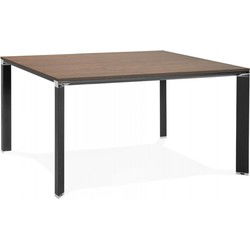XLINE vergadertafel 160x160x745 cm Bruin