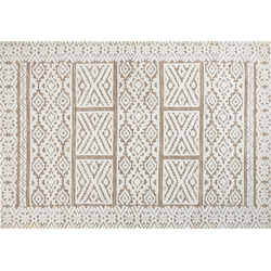 GOGAI - Vloerkleed - Crème/Beige - 160 x 230 cm - Polyester
