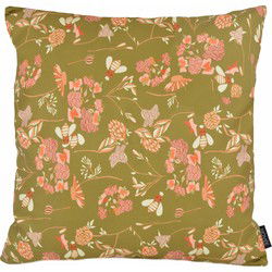 Sierkussen Mae Bloom Groen - Outdoor | 45 x 45 cm | Katoen