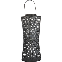 MACTAN - Lantaarn - Zwart - 58 cm - Bamboe