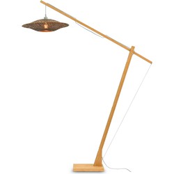 Vloerlamp Bali - Bamboe/Zwart - 175x60x207cm