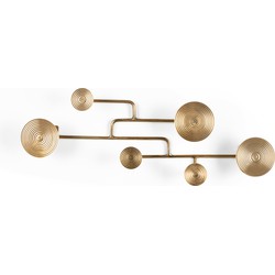 BOLD MONKEY Wall Coat Rack Hypnotising Brass