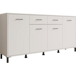 Meubella - Dressoir Vidor - Wit - 183 cm