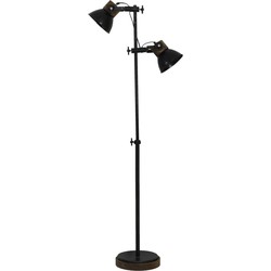 Light & Living - vloerlamp - Jody - zwart - metaal - leeslamp - E27 - 1831016