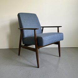 Mid-Century fauteuil H. Lis - blauw