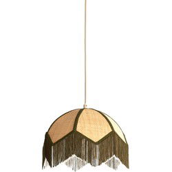 Light & Living - hanglamp - Sulina - groen - plantaardige materialen - E27 - 2987176