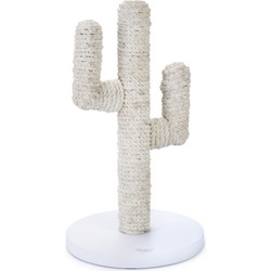Designed by Lotte hout krabpaal cactus wit 35x35x60 - Designed By Lotte