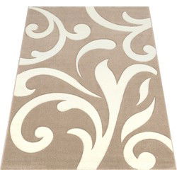 Laagpolig Vloerkleed - Diamesa - Modern - Beige - 200x290 cm
