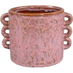 PTMD Bloempot Nowreen - 22x17x17 cm - Keramiek - Roze