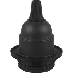 Moderne lamphouder - Black - 5.8*5.8*7.3 cm - Rond - Geschikt voor E27 gloeilamp - Fitting - Gemaakt van kunststof - DIY hanglamp houder - Voor thuis bar kantoor - Binnenverlichting