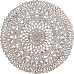 PTMD Wandpaneel Farris - 90x1x90 cm - MDF - Creme
