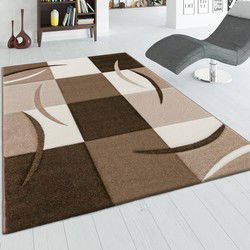 Laagpolig Vloerkleed - Diamesa - Modern - Bruin - 240x330 cm