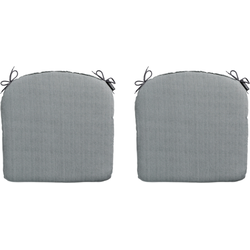 Madison Zitkussen -  Basic Grey  -  46x48  -  Grijs  -  2 Stuks