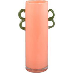 PTMD Vaas Mobeen - 16x10x31 cm - Glas - Oranje
