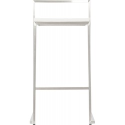 DISKO design halfhoge snackkruk 44x41x765 cm Wit