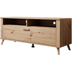 Meubella - TV-Meubel Ritch - Eiken - 129 cm
