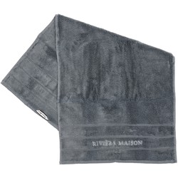 Riviera Maison Handdoeken - RM Hotel Towel - Antraciet - 1 Stuks