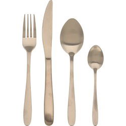 Excellent Houseware Bestekset Tableware Collection - 39-delig - zilver - RVS - 6 personen - Besteksets