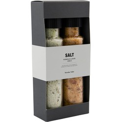 Nicolas Vahe Cadeaubox Parmesan & Basil salt & Chilli salt