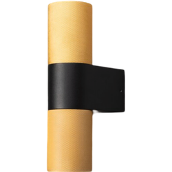 Wandspot temi 2x7W goud en zwart