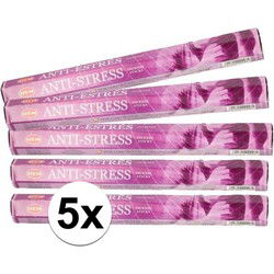 Hem Wierook stokjes - Anti Stress - 5x pakje met 20 stokjes - Wierookstokjes