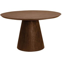 Tower living Premana round diningtable - 130x130 - mud brown