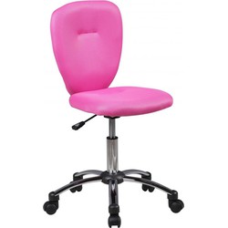 Pippa Design draaibare kinder bureaustoel - roze
