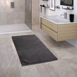 Badkamer Vloerkleed Comfy - Antraciet - 70x120 cm