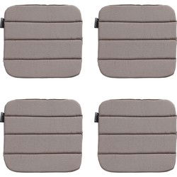 Madison -  Zitkussen Panama taupe - Ca. 40x40 cm - Set van 4