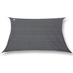 hanSe® Schaduwdoek Rechthoek Waterafstotend 4x7 m Zonnedoek Grijs