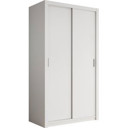 Meubella - Kledingkast Blake - Wit - 120 cm