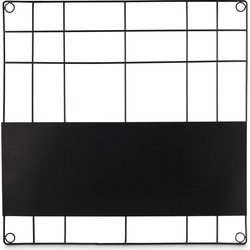 Vtwonen Memo Board Magnetic Wire Black 60x60cm