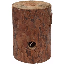 Zweedse boomstam houtblok fakkel - 10x - buiten - 20 cm - Tuinfakkels - Fakkels