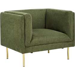 Beliani MOEN - Fauteuil-Groen-Polyester