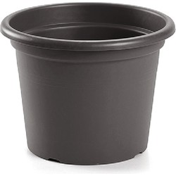 Bloempot antraciet rond diameter 25 cm - Plantenpotten