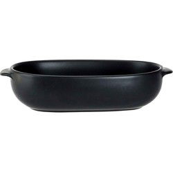 Cosy & Trendy ovenschaal - zwart - 18 x 11 x 5 cm - Ovaal - Klassiek - Ovenschalen