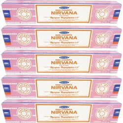 60 Nag Champa wierookstokjes Nirvana 15 gram - Wierookstokjes