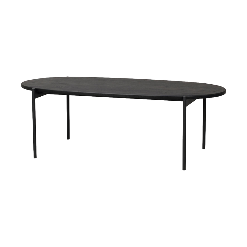 Skye houten salontafel zwart - 120 x 60 cm - 