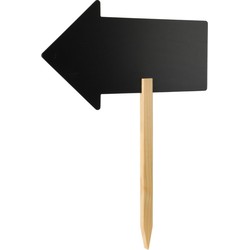 Krijtbord/schoolbord - pijl op stok - 33 x 2 x 54 cm - richting - Krijtborden