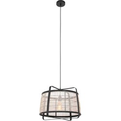 Anne Light and home hanglamp Capos - zwart - metaal - 48 cm - E27 fitting - 3511ZW
