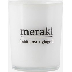 Meraki geurkaars White tea & ginger