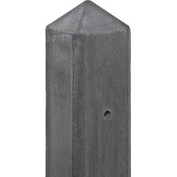 Berton paal IJssel antraciet eindmodel 190 cm Tuindeco