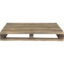 Clayre & Eef Plantentafeltje Bruin Hout