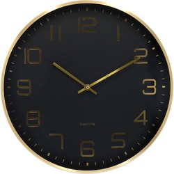 Wall Clock Elegance Glow