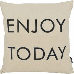 Enjoy Today | 45 x 45 cm | Kussenhoes | Katoen/Linnen