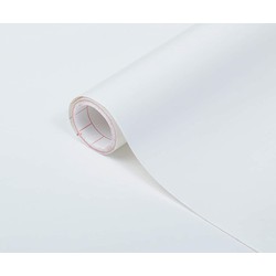 Patifix Plakfolie - 3x - mat wit - 45 x 200 cm - zelfklevend - Meubelfolie
