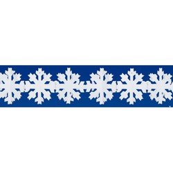 Sneeuw slinger - 3 meter - papier - brandvertragend - winterversiering - Decoratiesneeuw