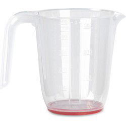 PlastcForte Keuken maatbeker - kunststof - transparant - 500 ml - Maatbekers